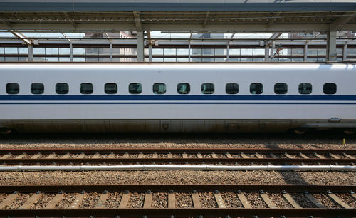 Railroad station platform