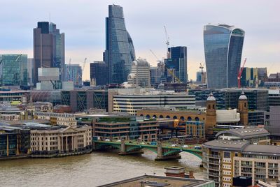 Skyscrapers in city