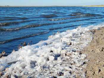 Scenic view of sea shore