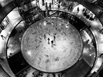 Full frame shot of spiral staircase