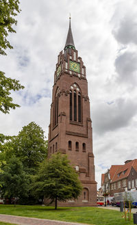 Low angle view of historical building against sky