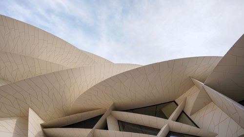 Low angle view of building against sky