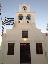 Low angle view of church