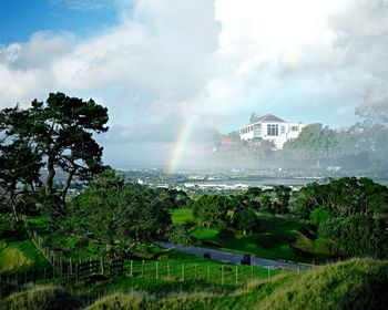 Scenic view of landscape against sky