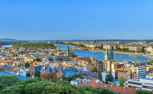 View of budapest from fisherman bastion, hungary