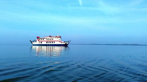 Scenic view of calm sea against sky