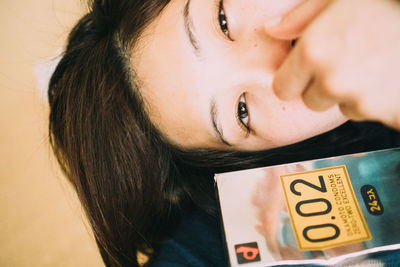 Close-up portrait of girl