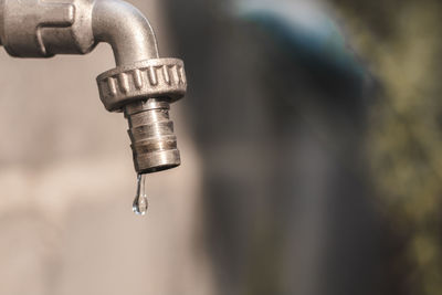 Close-up of water drop