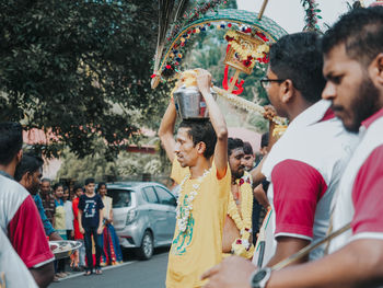 People in traditional clothing