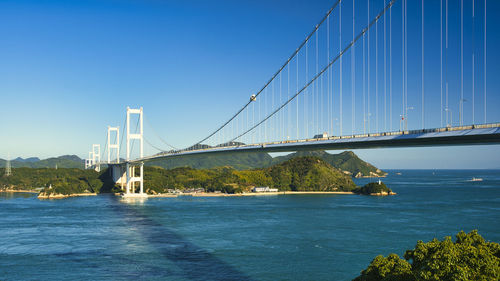 Kurushima strait bridge on shimanami kaido