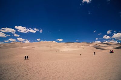 Scenic view of desert against sky