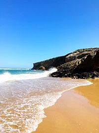 Scenic view of beach