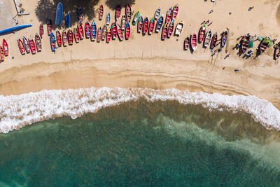 Group of people on beach