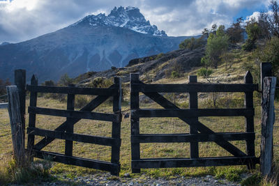 Scenic view of mountains