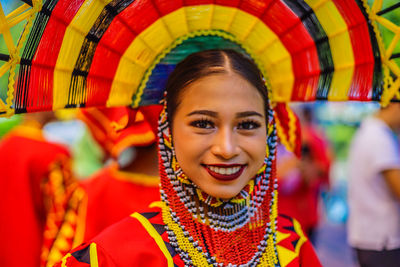 Portrait of a smiling young woman