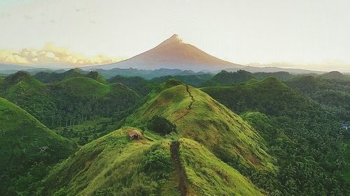 Scenic view of landscape against sky