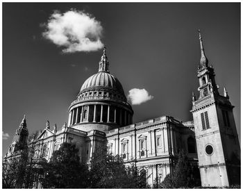 Low angle view of cathedral against sky