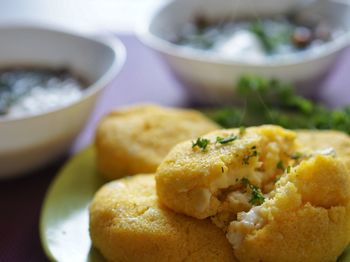 Close-up of traditional food