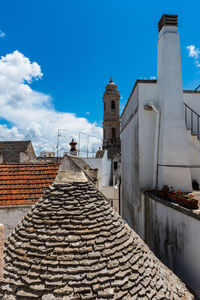 Panorama from the roofs of locorotondo. dreamlike architecture. puglia to love, italy