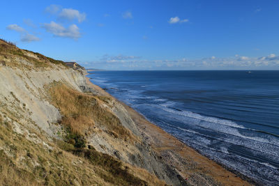 Landscape photo of the dorset coastline 