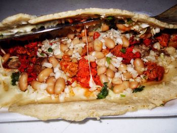 Close-up of dessert in plate