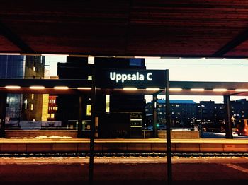 Railroad tracks in winter