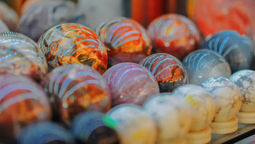 Close-up of multi colored candies