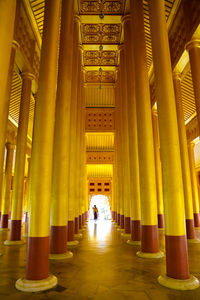 View of buddha statue in temple