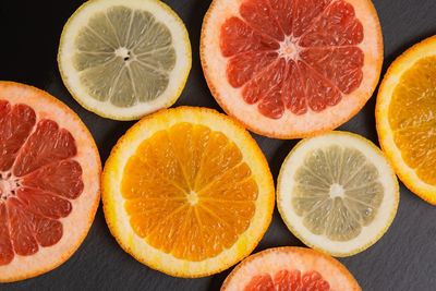 Close-up of orange slices
