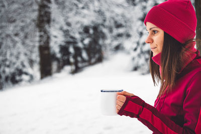 Young woman using mobile phone