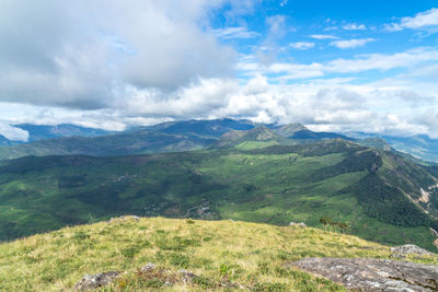 Scenic view of landscape against sky