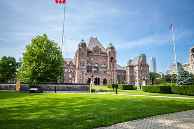 View of historic building against sky