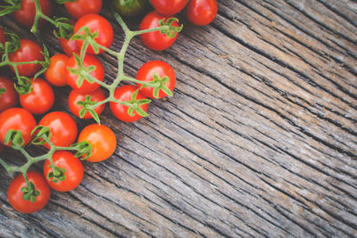 Close-up of tomatoes on table