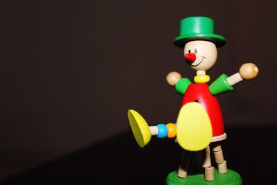 Close-up of toy figurine