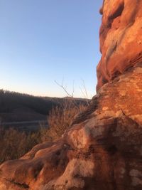 Rock formations in a desert