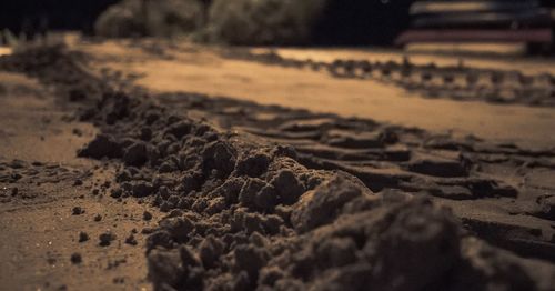 Close-up of sand