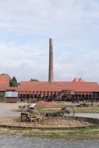 View of building against cloudy sky