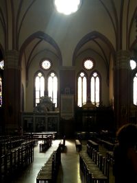 Interior of church