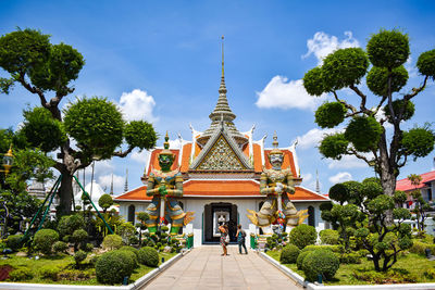 Traditional building against sky