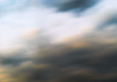 Full frame shot of clouds