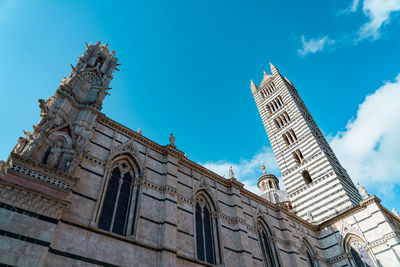 Low angle view of historical building against sky