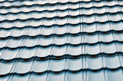 Full frame shot of roof tiles