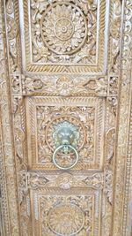 Full frame shot of ornate door
