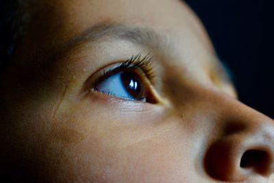 Close-up portrait of woman