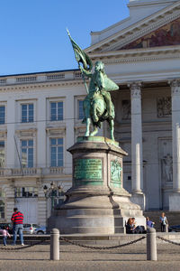 Statue of historical building