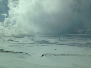 Scenic view of cloudy sky