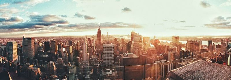 View of city against sky