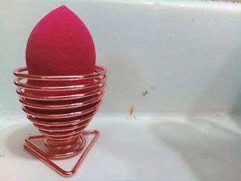 Close up of red wine