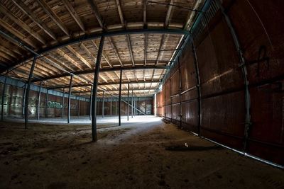 Interior of abandoned building