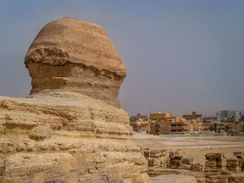 View of old ruins